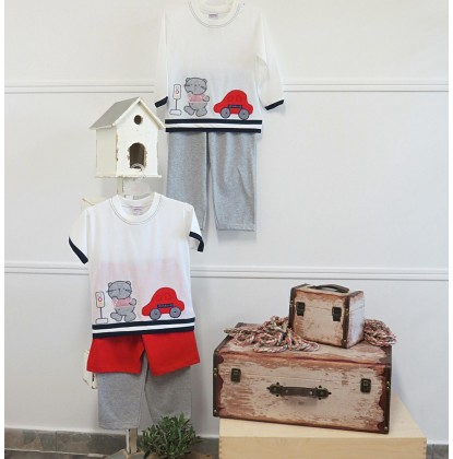 FELICITA - Πιτζάμα αγόρι αρκουδάκι 1-6 ετών (2)